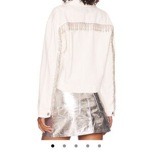 Superdown Raya rhinestone fringe jacket